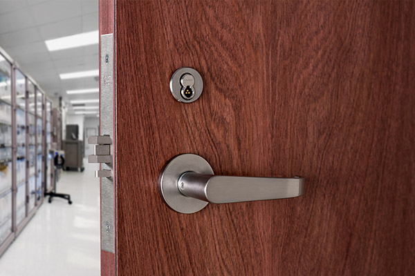 electrical locking system on door